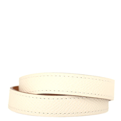 Hermes Epsom Kelly Double Tour Bracelet T3 Nata 2 of 3
