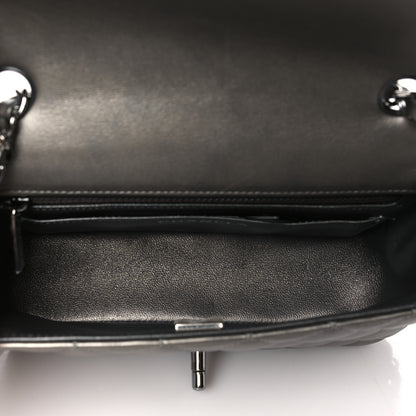 Chanel Metallic Calfskin Quilted Mini Rectangular Flap Ruthenium 6 of 11