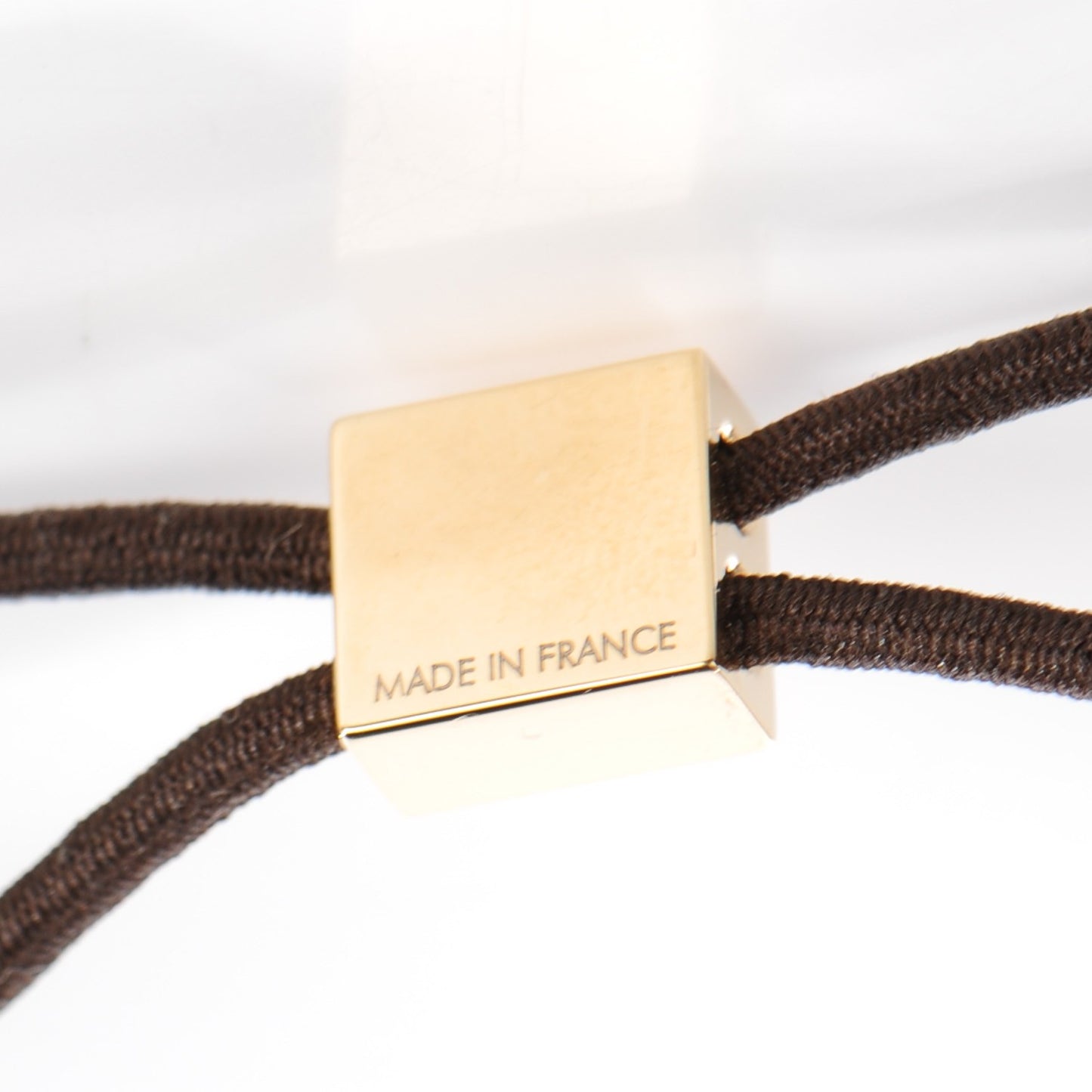 Swarovski Crystal Resin Inclusion Hair Cubes Marron