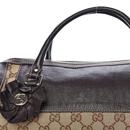 Gucci Monogram Trophy Satchel Ebony 10 of 10