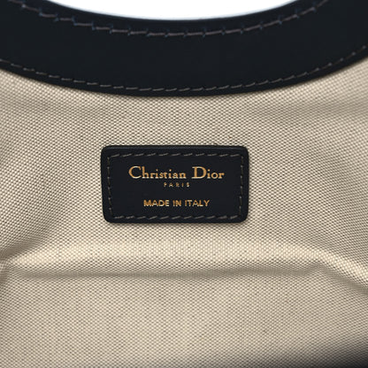 Christian Dior Oblique Fold Over Clutch Blue 7 of 7