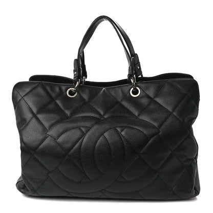 Chanel Soft Caviar Quilted CC Timeless Tote Black 1 of 13