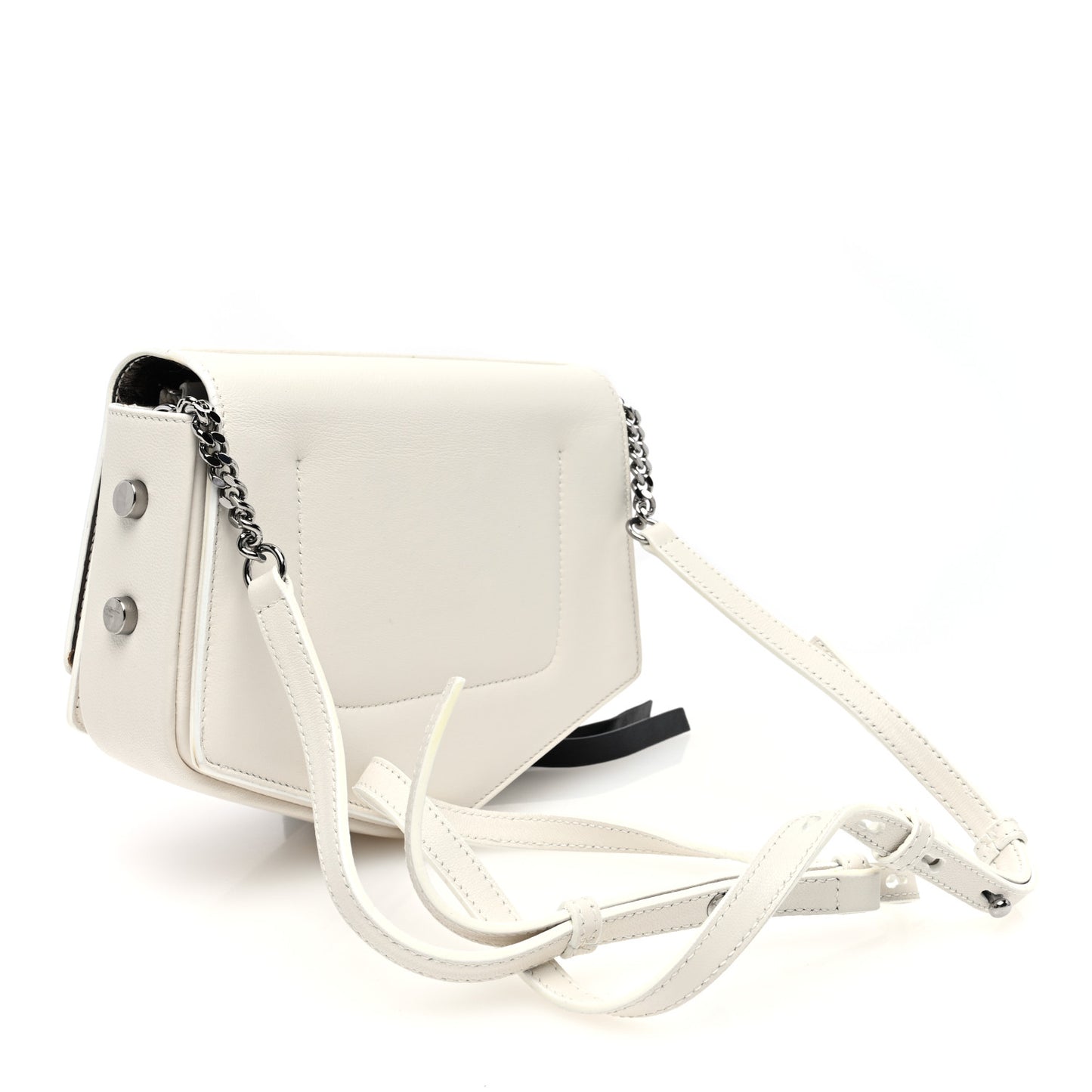 Nappa Arrow Crossbody Bag Chalk