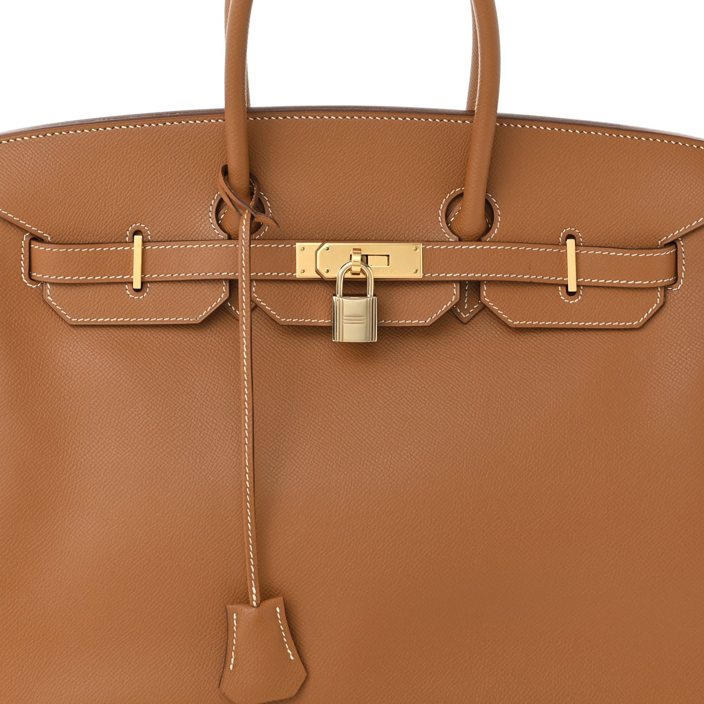Epsom Birkin 35 Gold