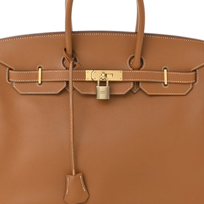 Hermes Epsom Birkin 35 Gold 8 of 15