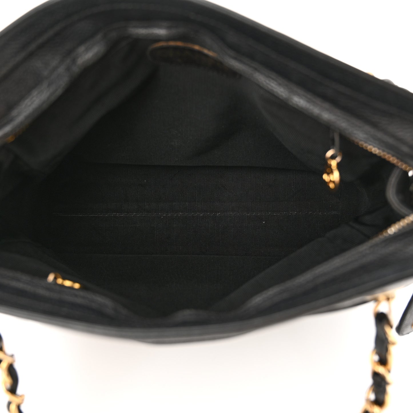 Caviar CC Shoulder Bag Black