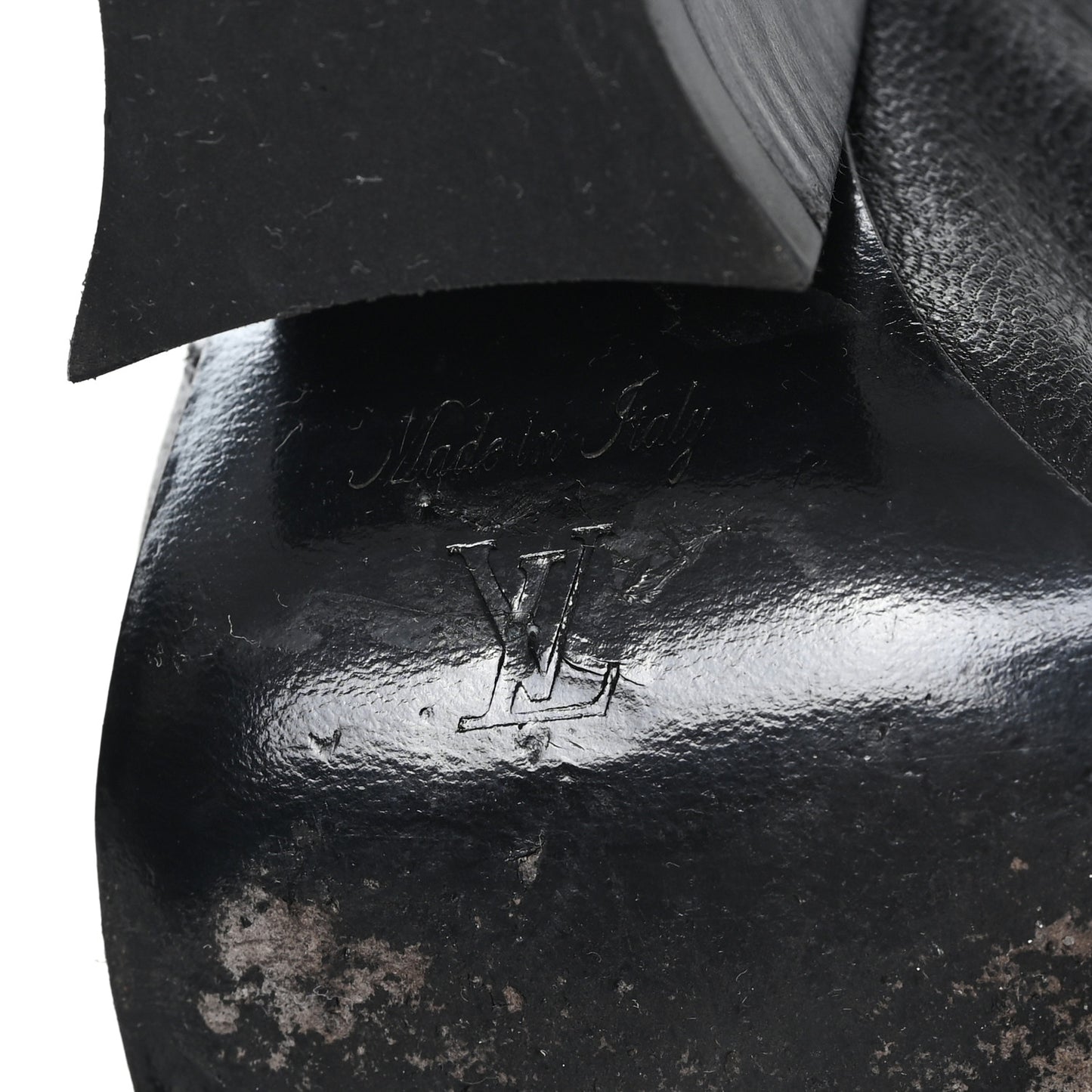 Calfskin Monogram Patti Wedge Half Boots 39 Black