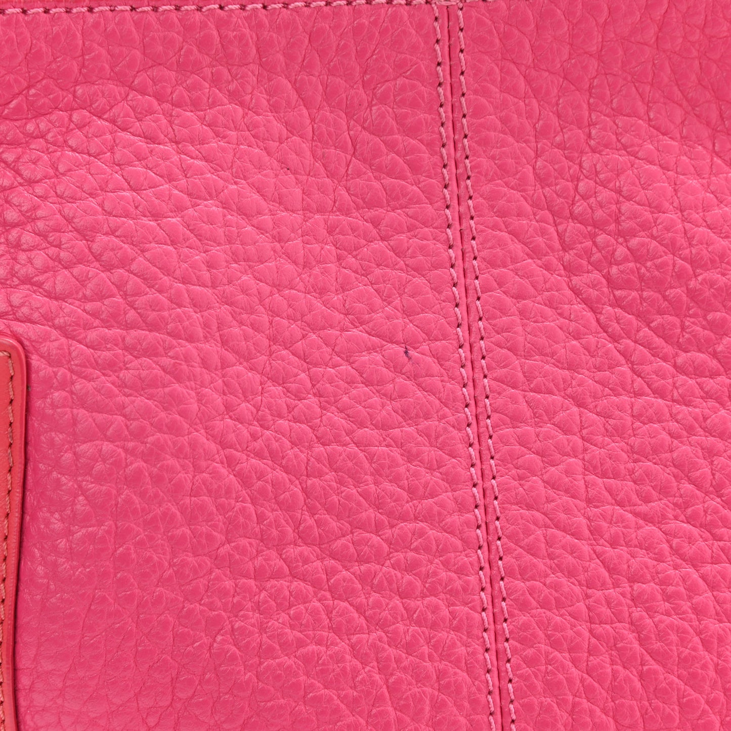 Calfskin Chain Tote Pink
