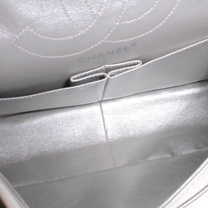 Chanel Lambskin 2.55 Reissue 226 Flap Silver 8 of 9