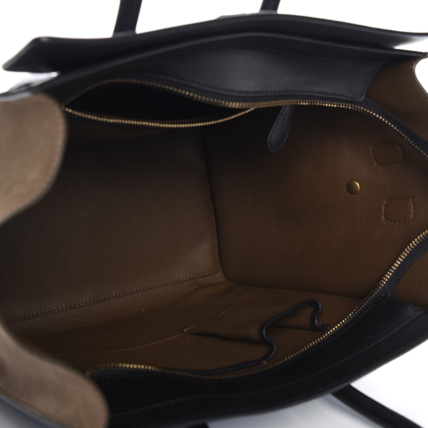Celine Nubuck Smooth Calfskin Mini Tri-Color Luggage Royal Blue 5 of 7