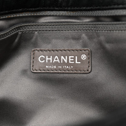 Chanel Coated Canvas Quilted Le Marais Flap Black 6 of 9