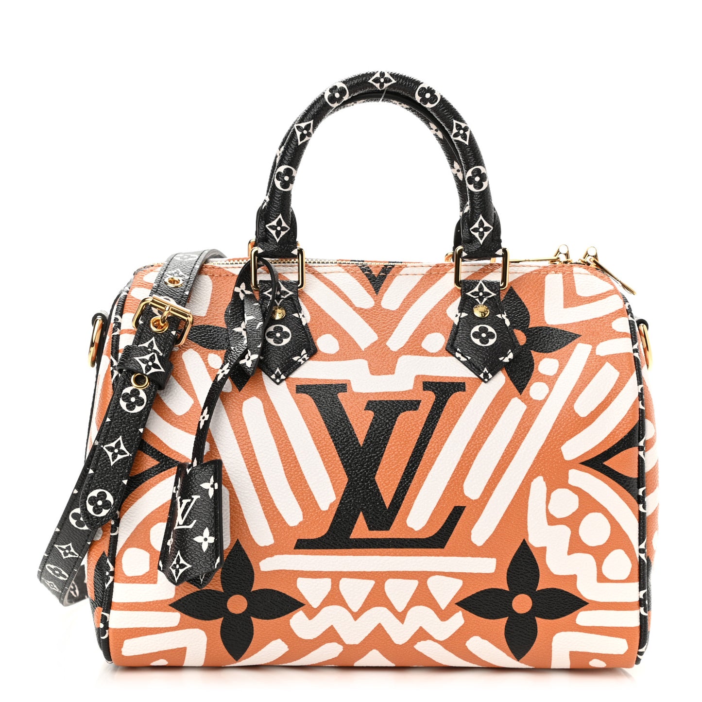 Monogram Giant Crafty Speedy Bandouliere 25 Creme Caramel