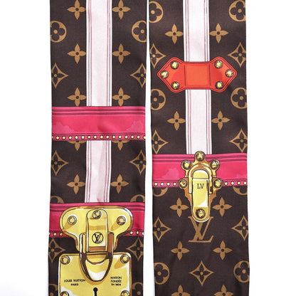 Louis Vuitton Silk Monogram Summer Trunks Bandeau Brown 5 of 6