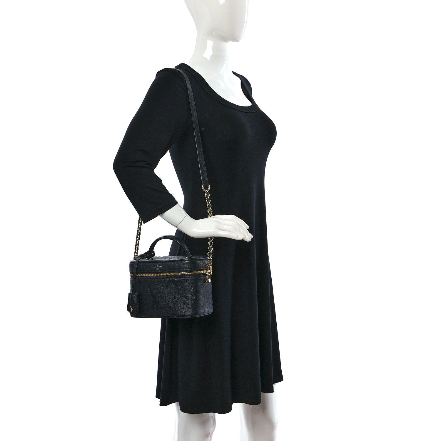 Louis Vuitton Empreinte Monogram Giant Vanity PM Black 2 of 8