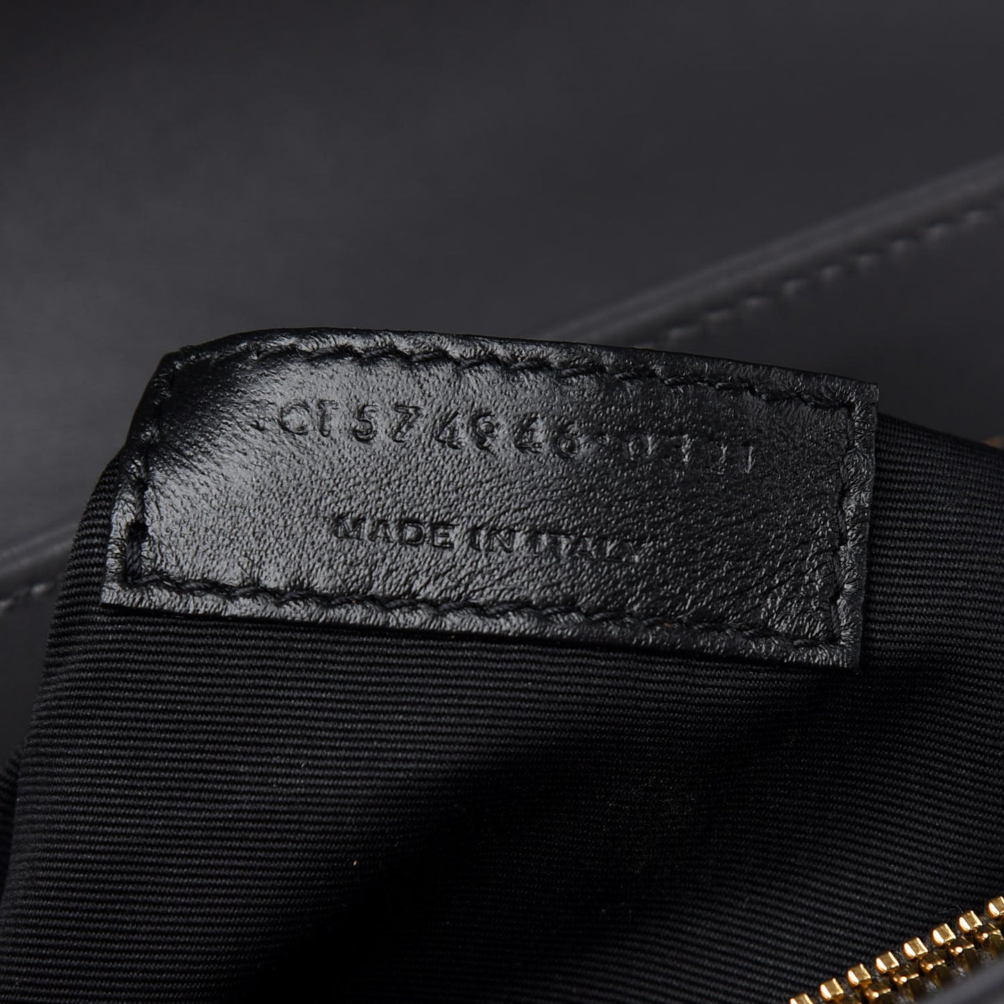 Calfskin Y Quilted Monogram Medium Loulou Chain Satchel Asphalt