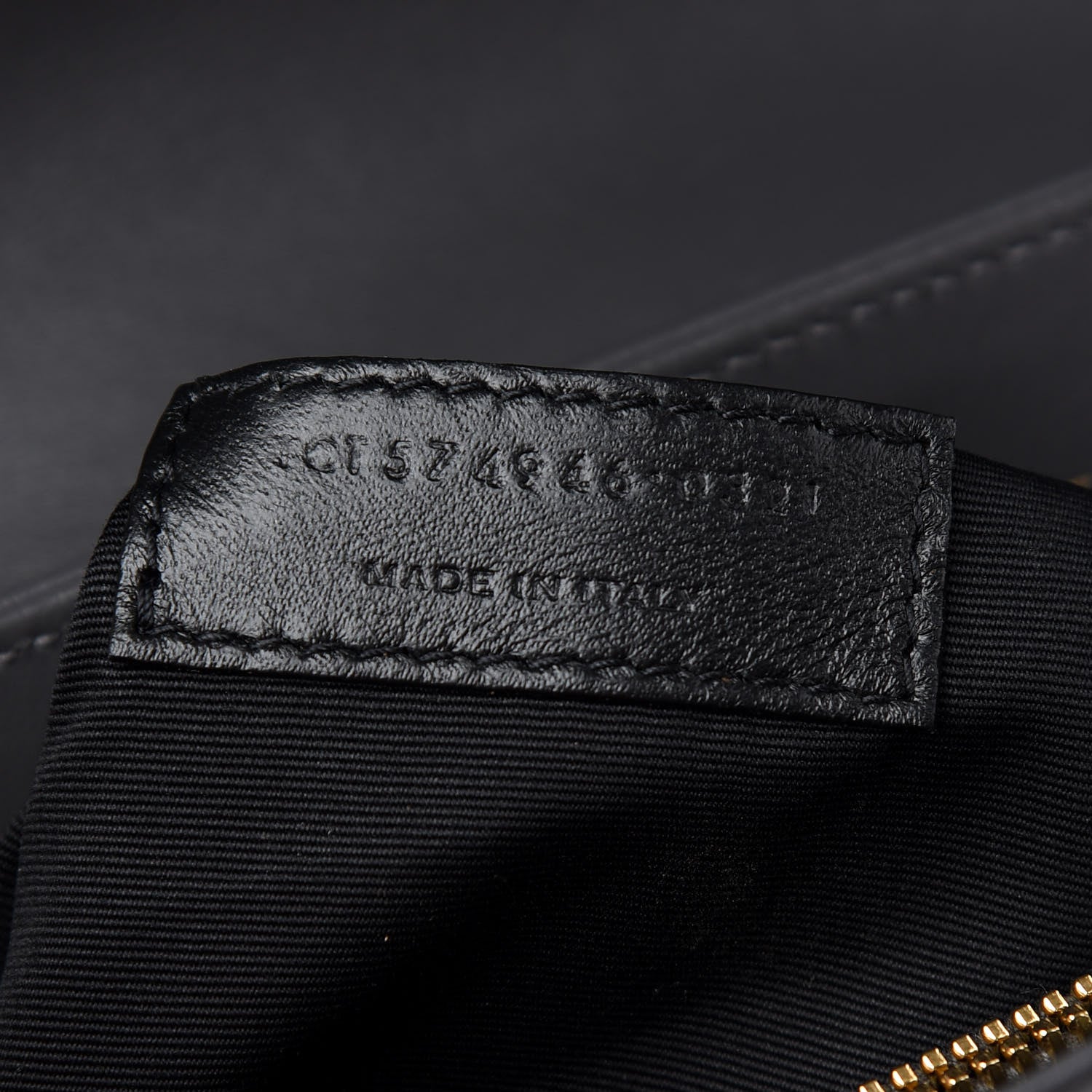 Saint Laurent Calfskin Y Quilted Monogram Medium Loulou Chain Satchel Asphalt 7 of 10