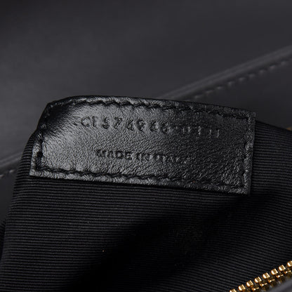Saint Laurent Calfskin Y Quilted Monogram Medium Loulou Chain Satchel Asphalt 7 of 10