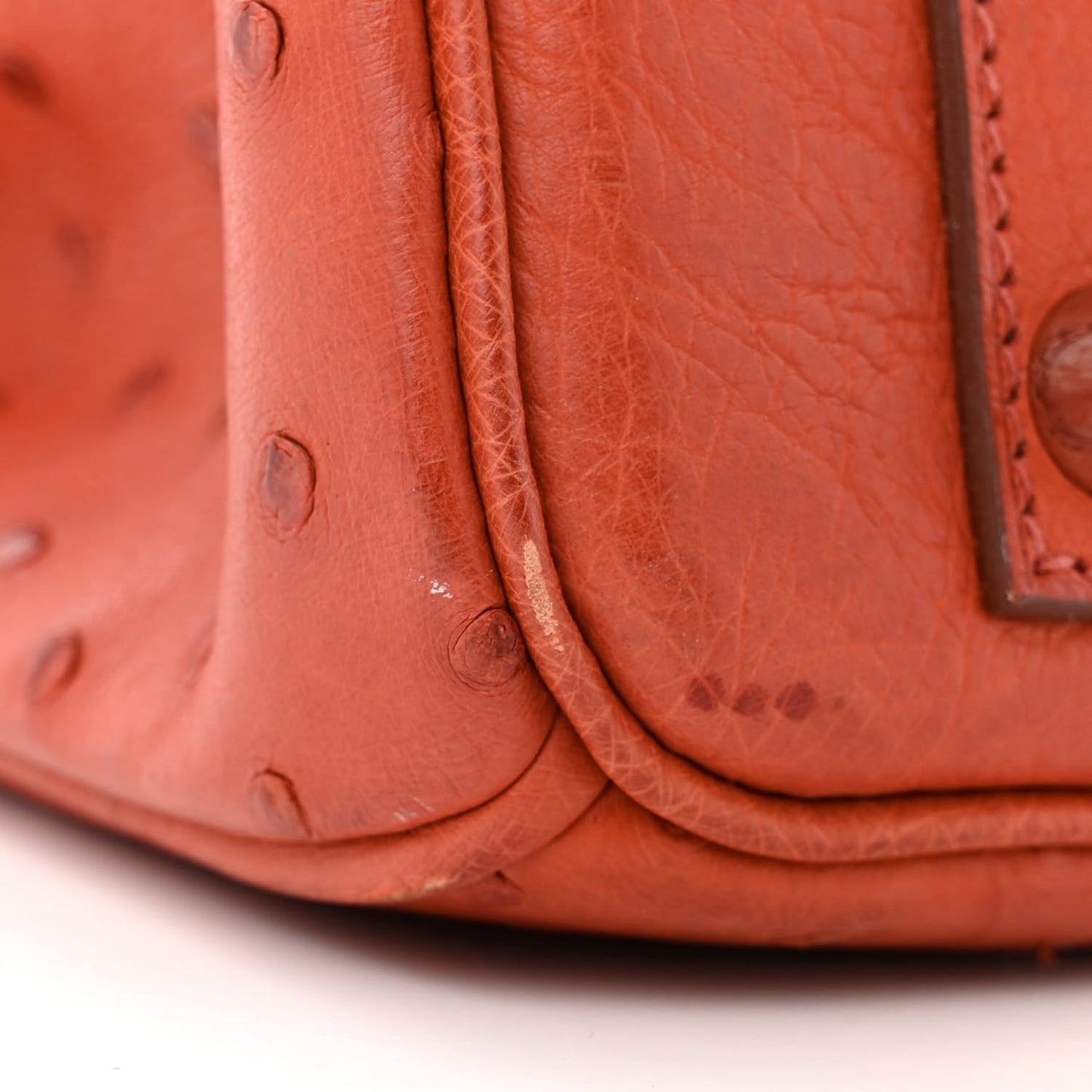 Ostrich Birkin 30 Brique