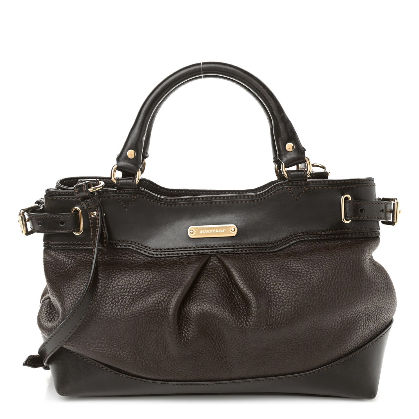 Bridle Calfskin Hepburn Satchel Brown