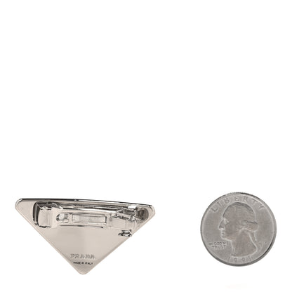 Prada Metal Triangle Hair Clip Fiery Red 2 of 4