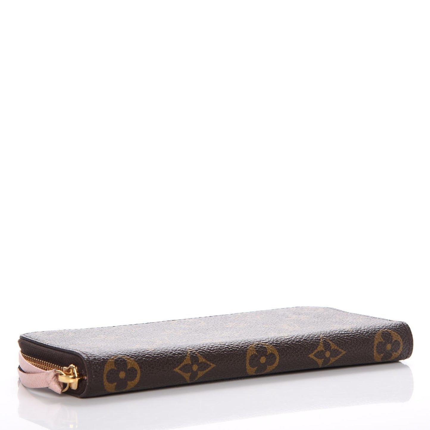 Monogram Clemence Wallet Rose Ballerine