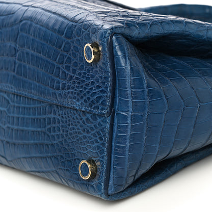 Nancy Gonzalez Crocodile Small Christie Satchel Blue 11 of 21
