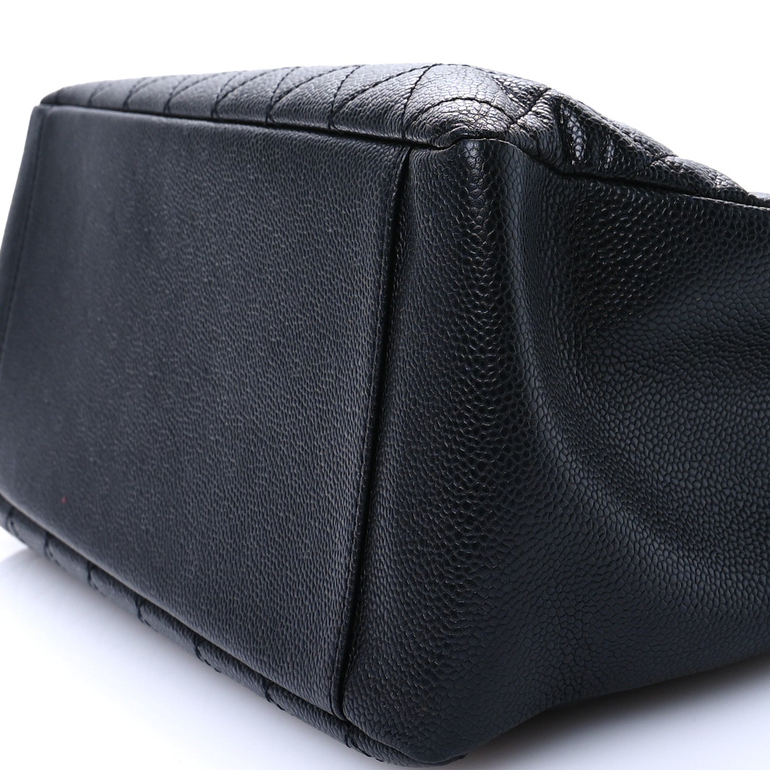 Chanel Caviar Quilted Grand Shopping Tote GST Dark Navy Blue 10 of 10