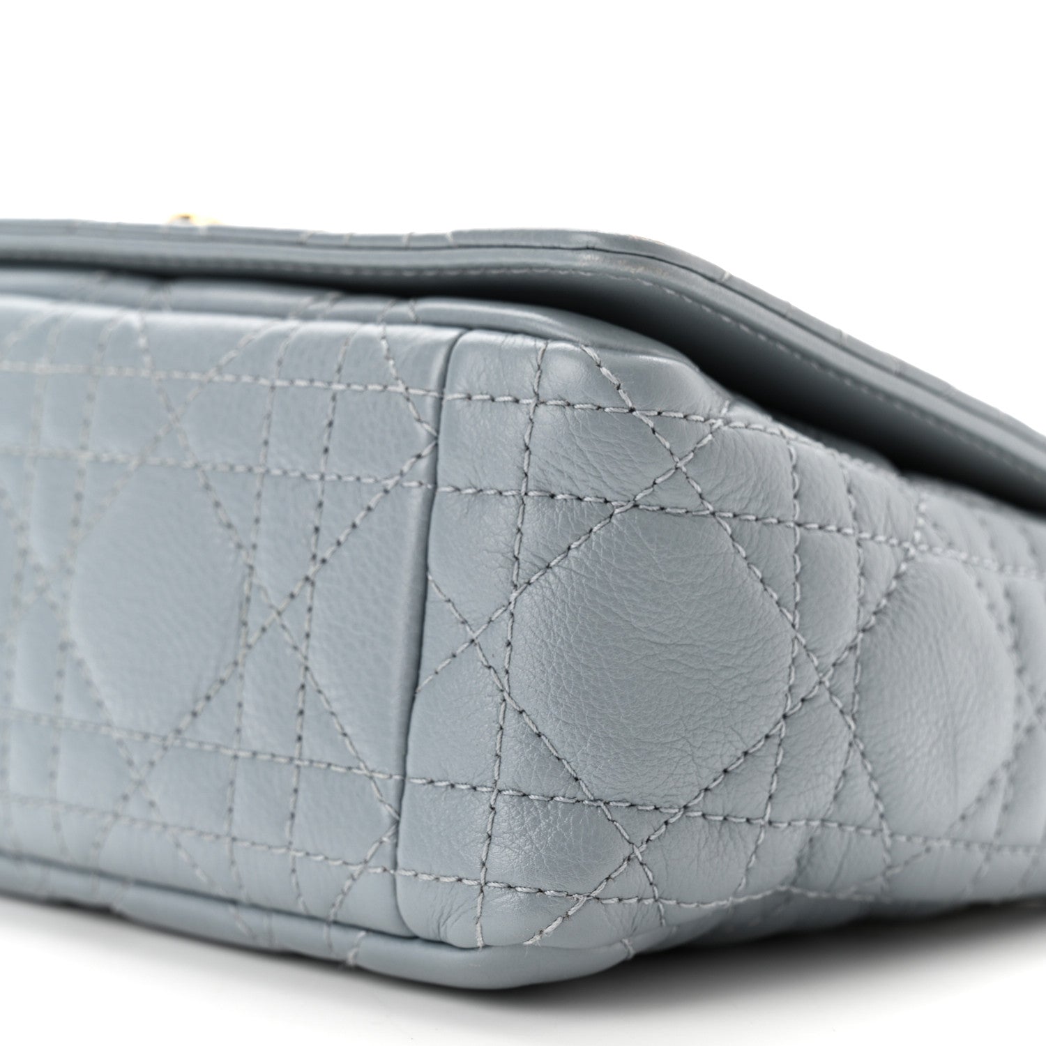 Christian Dior Calfskin Cannage Small Caro Bag Cloud Blue 10 of 10