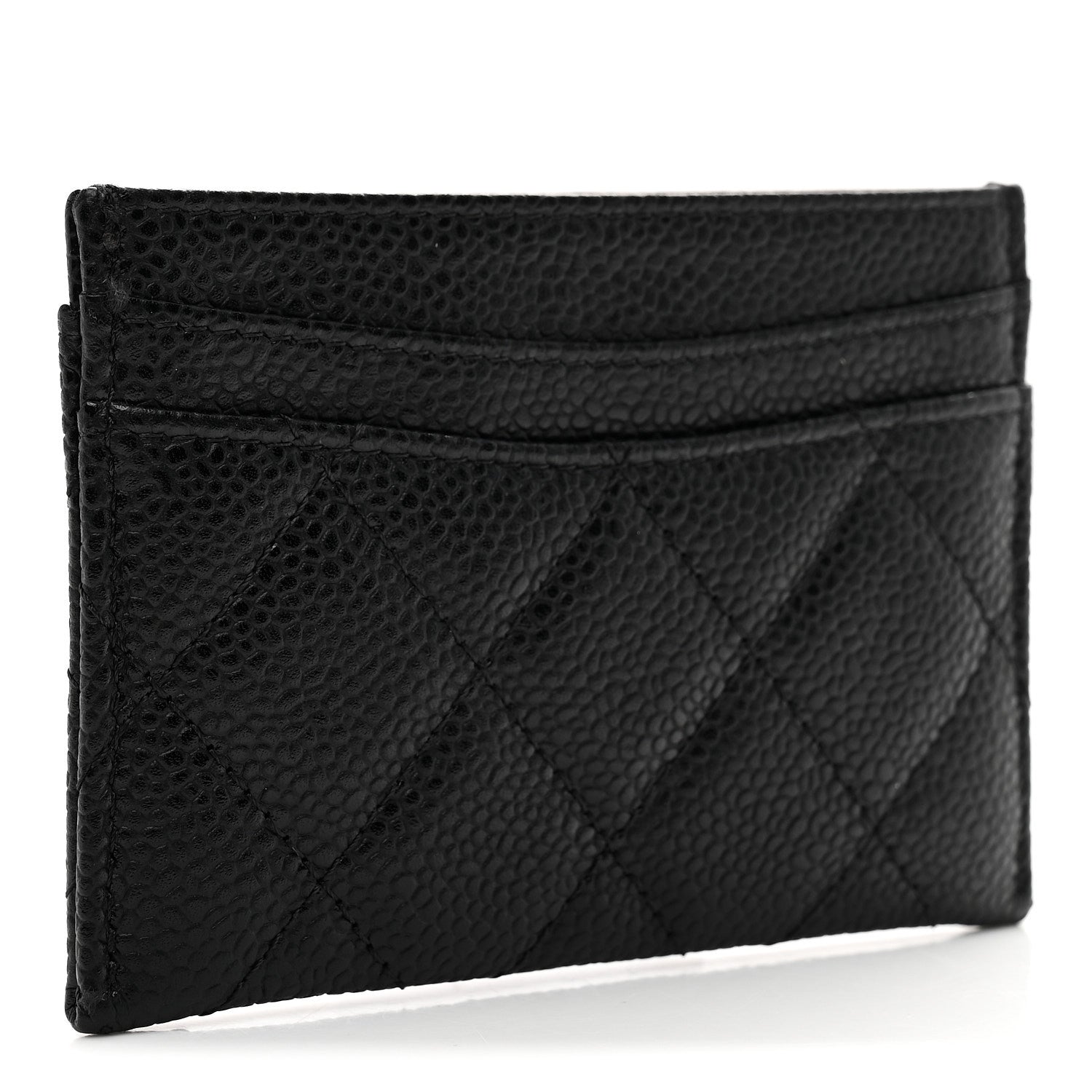 Chanel Caviar Quilted Card Holder Black 3 of 9