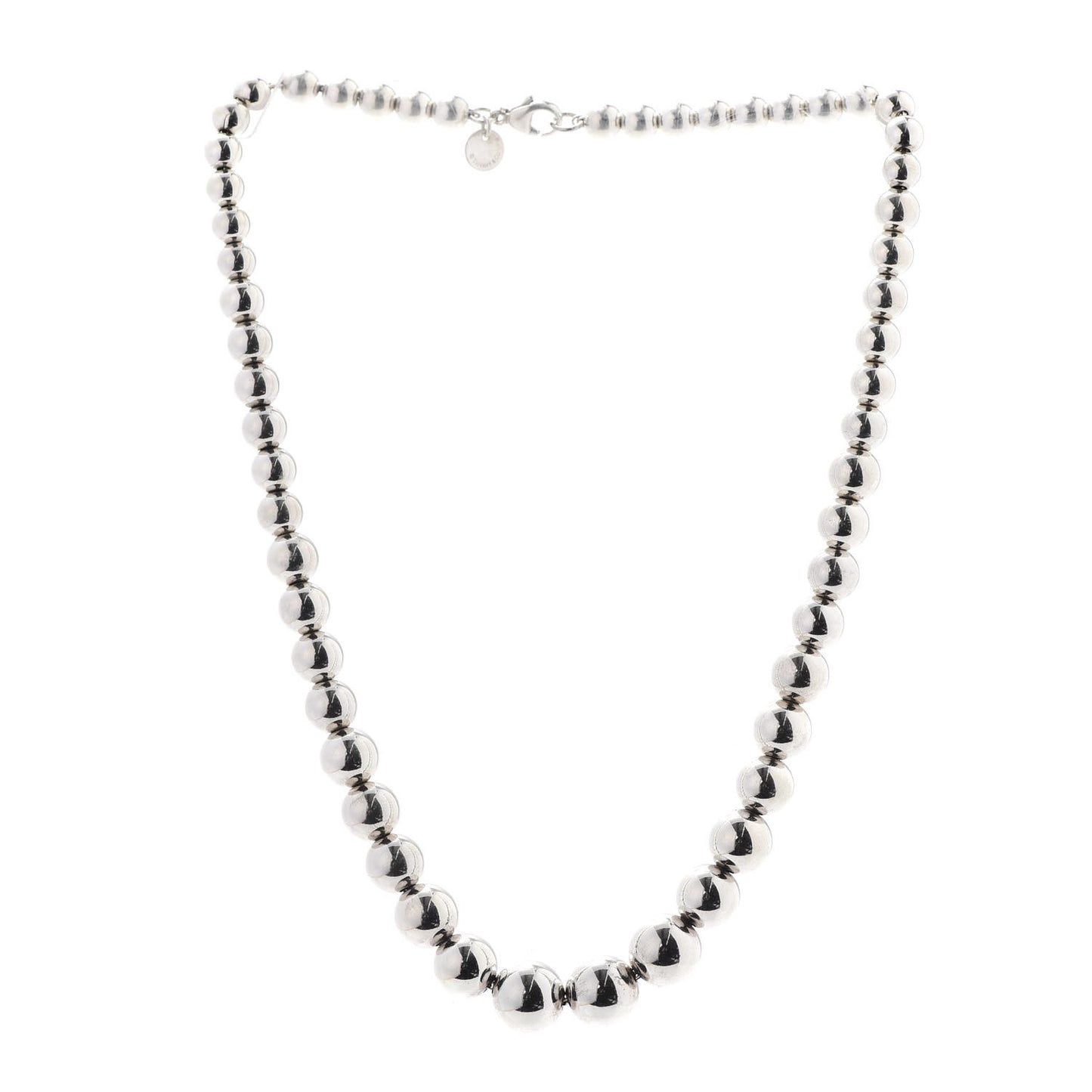 Sterling Silver HardWear Graduated Ball Necklace
