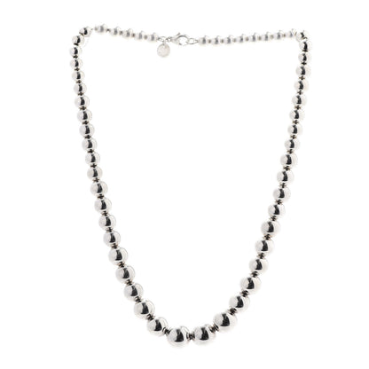 Tiffany Sterling Silver HardWear Graduated Ball Necklace 3 of 4