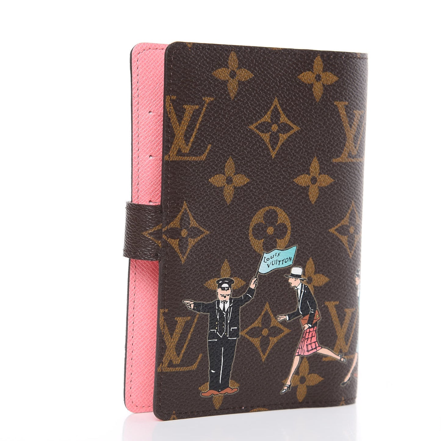 Monogram Illustre Small Ring Agenda Rose