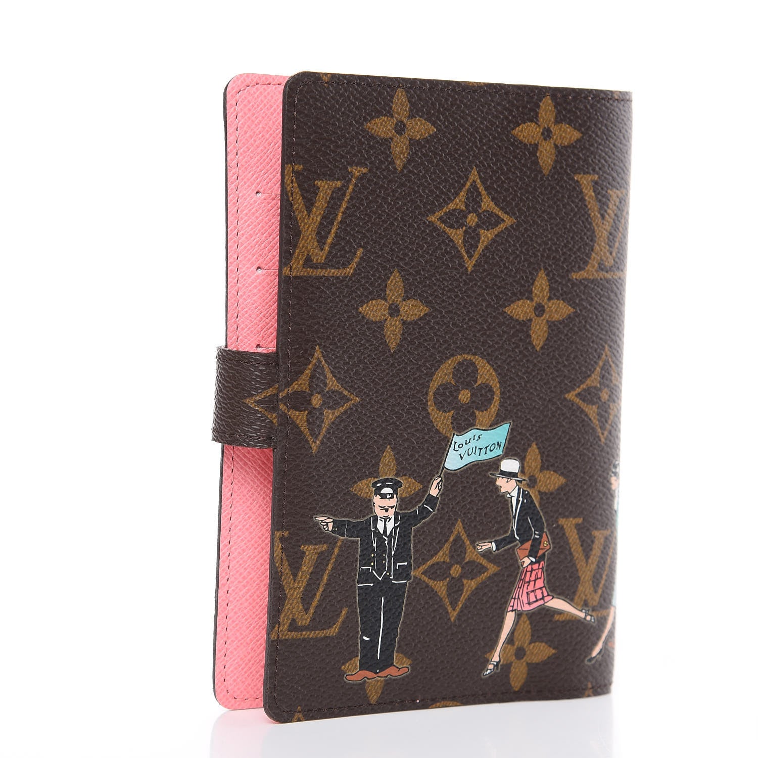 Louis Vuitton Monogram Illustre Small Ring Agenda Rose 3 of 7