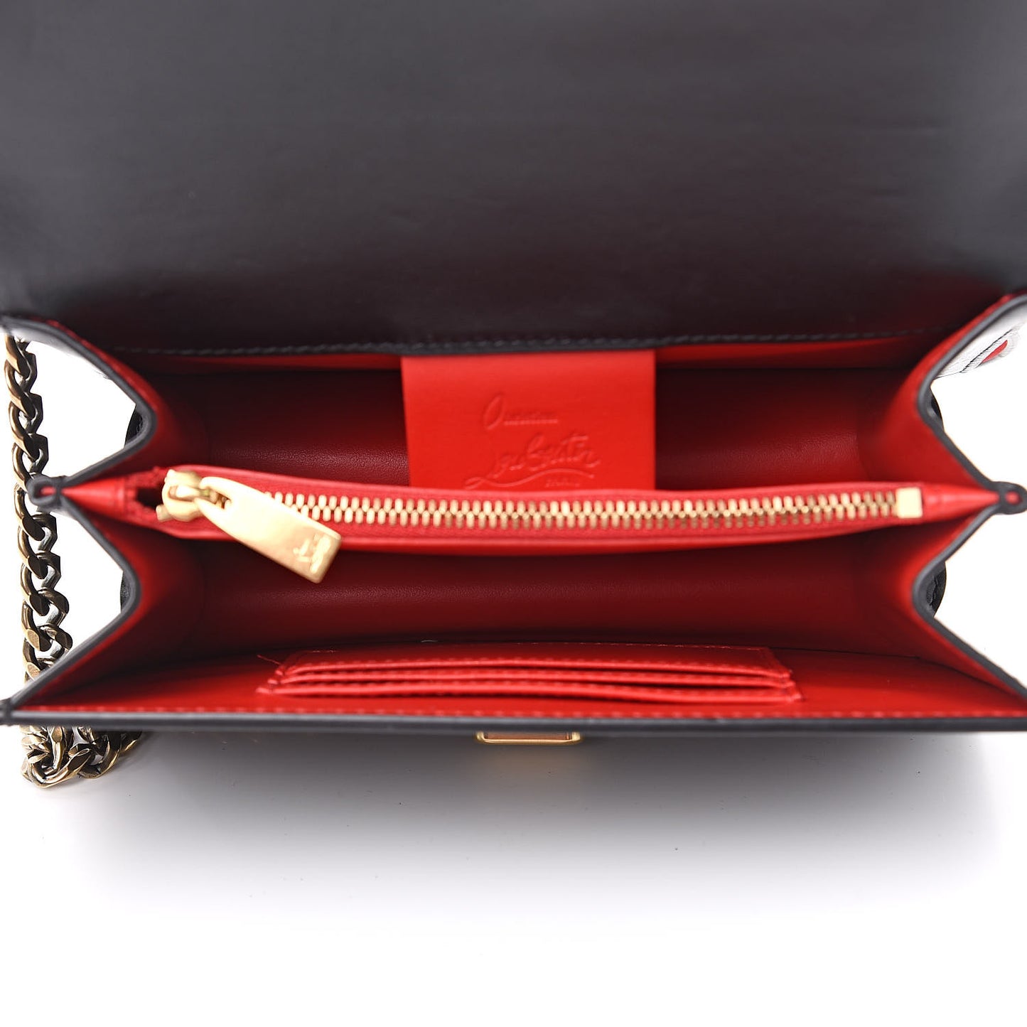 Calfskin Large Elisa Shoulder Bag Black