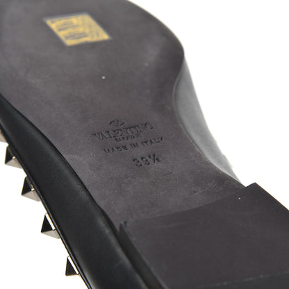 Valentino Garavani Nappa Rockstud Ballerina Flats 39.5 Black 12 of 15