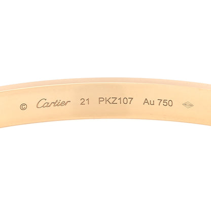 Cartier 18K Yellow Gold LOVE Bracelet 21 5 of 6