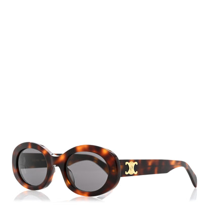 Celine Acetate Triomphe 01 Sunglasses CL 40194U Tortoise 1 of 7