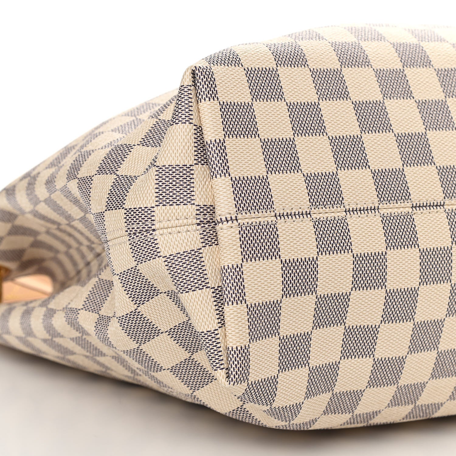 Louis Vuitton Damier Azur Graceful MM Rose Ballerine 10 of 12