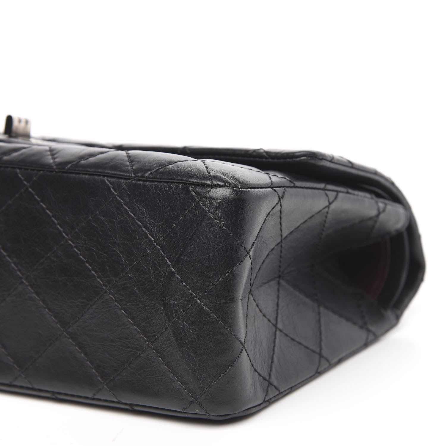 Chanel Aged Calfskin Quilted 2.55 Reissue 226 Flap Black 9 of 11