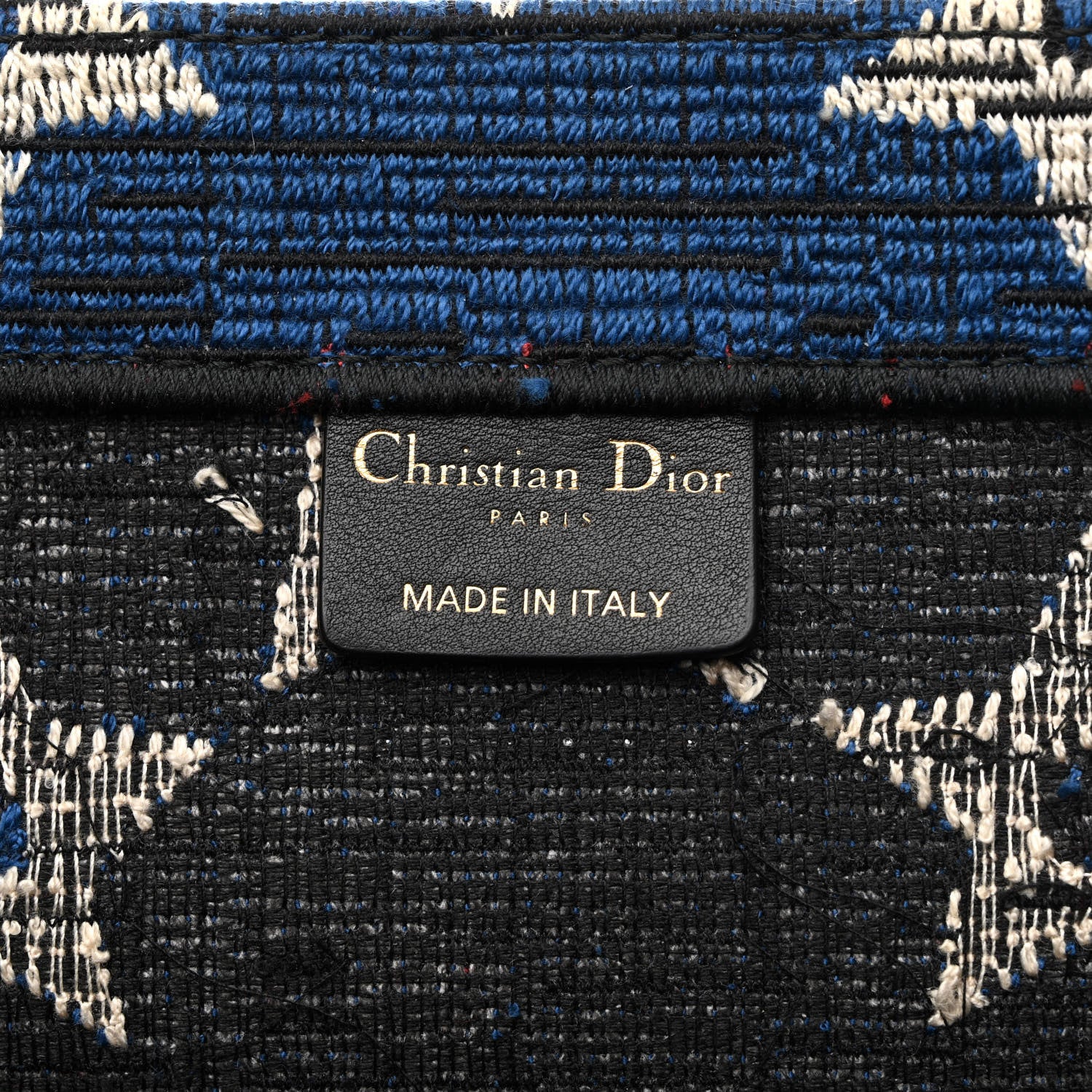 Christian Dior Canvas Embroidered Exclusive US Book Tote Multicolor 6 of 10