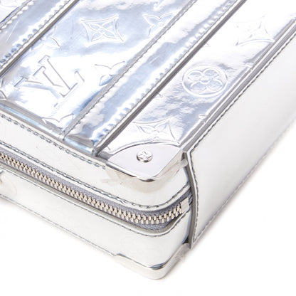 Louis Vuitton Monogram Mirror Handle Trunk Silver 5 of 8