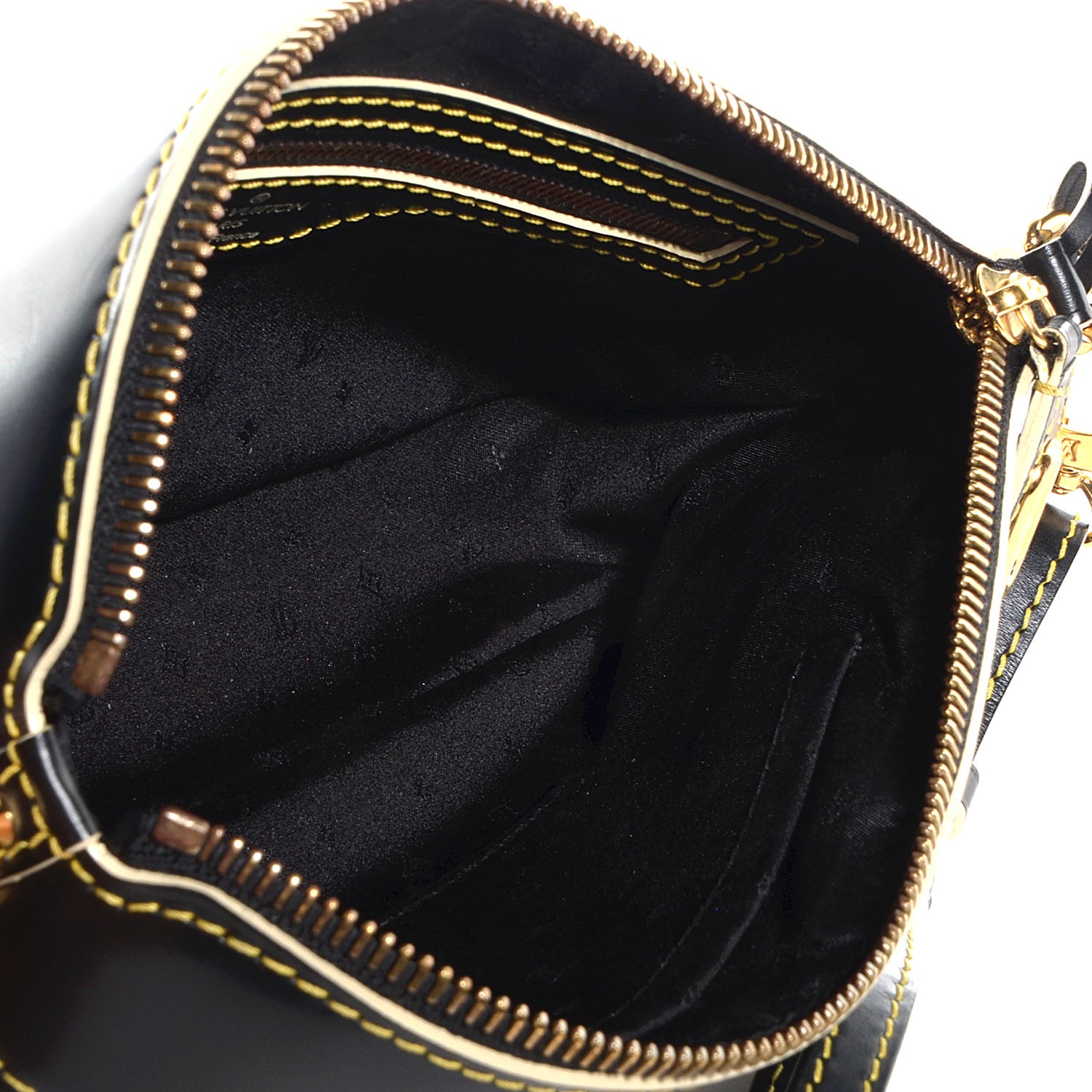Louis Vuitton Suhali Lockit Clutch Black 5 of 7