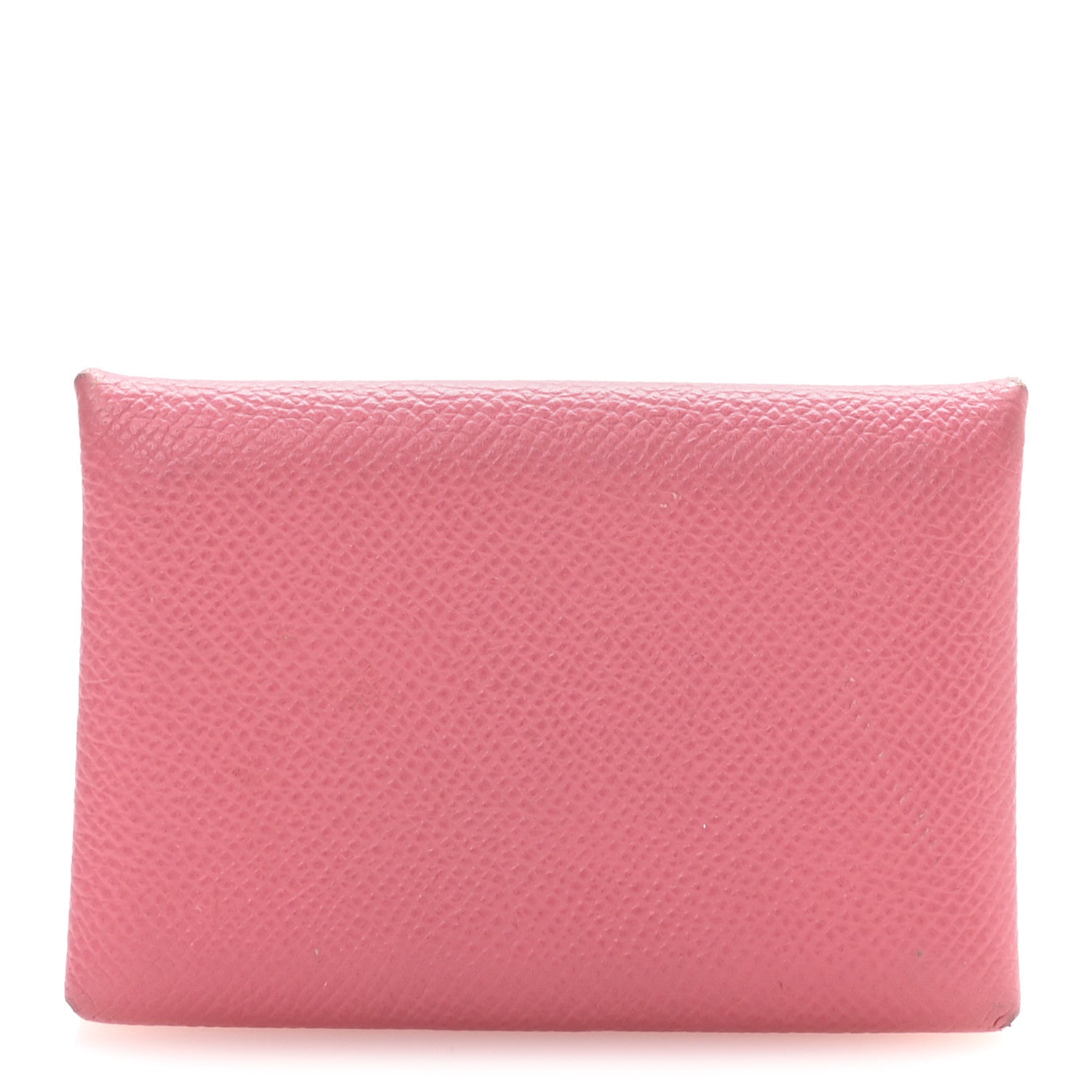 Hermes Epsom Calvi Card Case Rose Azalee 1 of 8