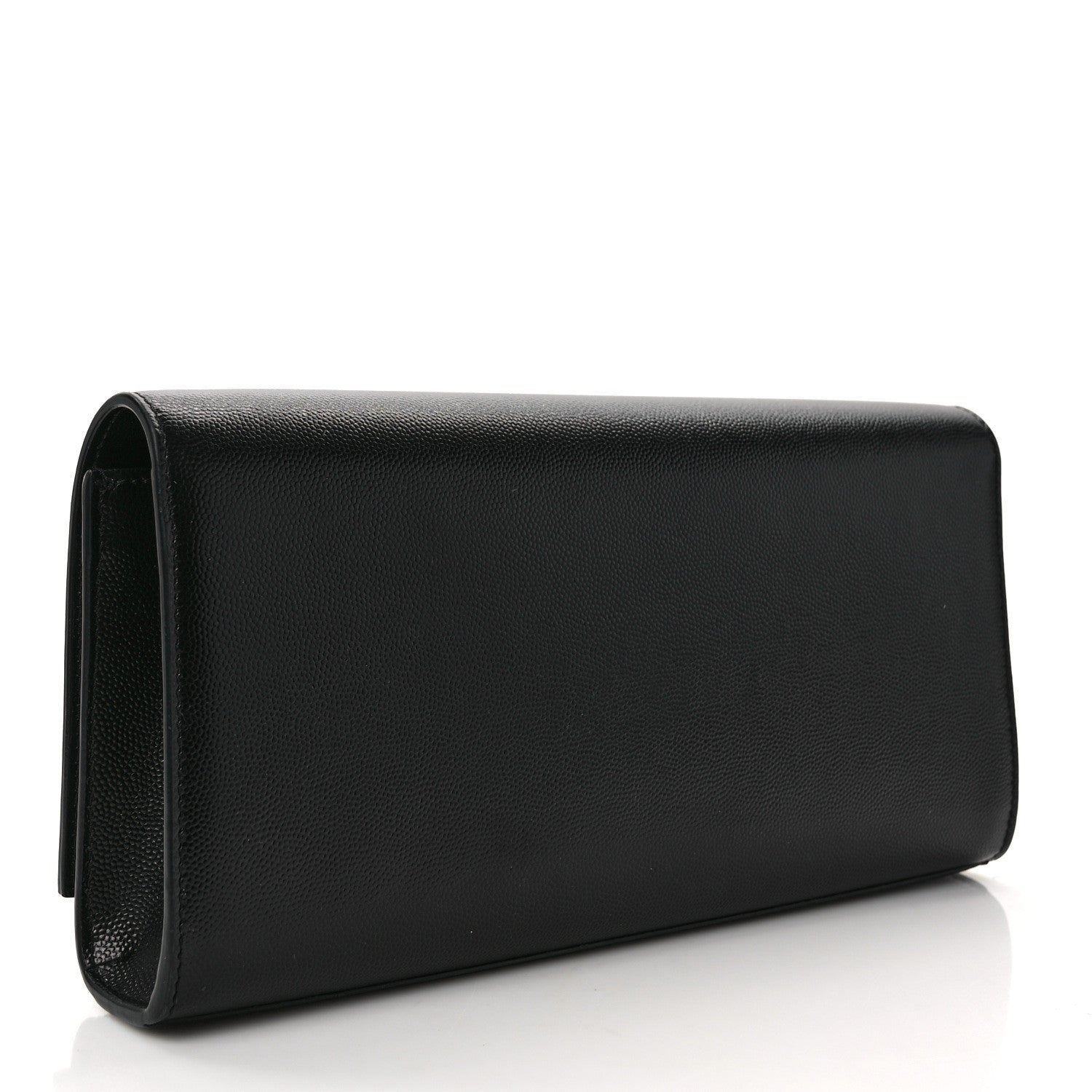 Saint Laurent Grain De Poudre Monogram Cassandre Clutch Black 3 of 9