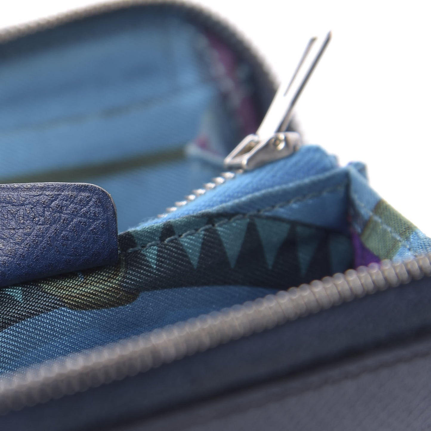 Epsom Silk'in Compact Wallet Bleu Indigo
