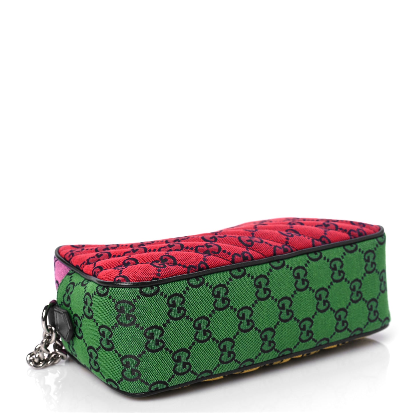 Monogram Multicolor Matelasse Diagonal Small GG Marmont Chain Shoulder Bag Red Blue Yellow Green Pink