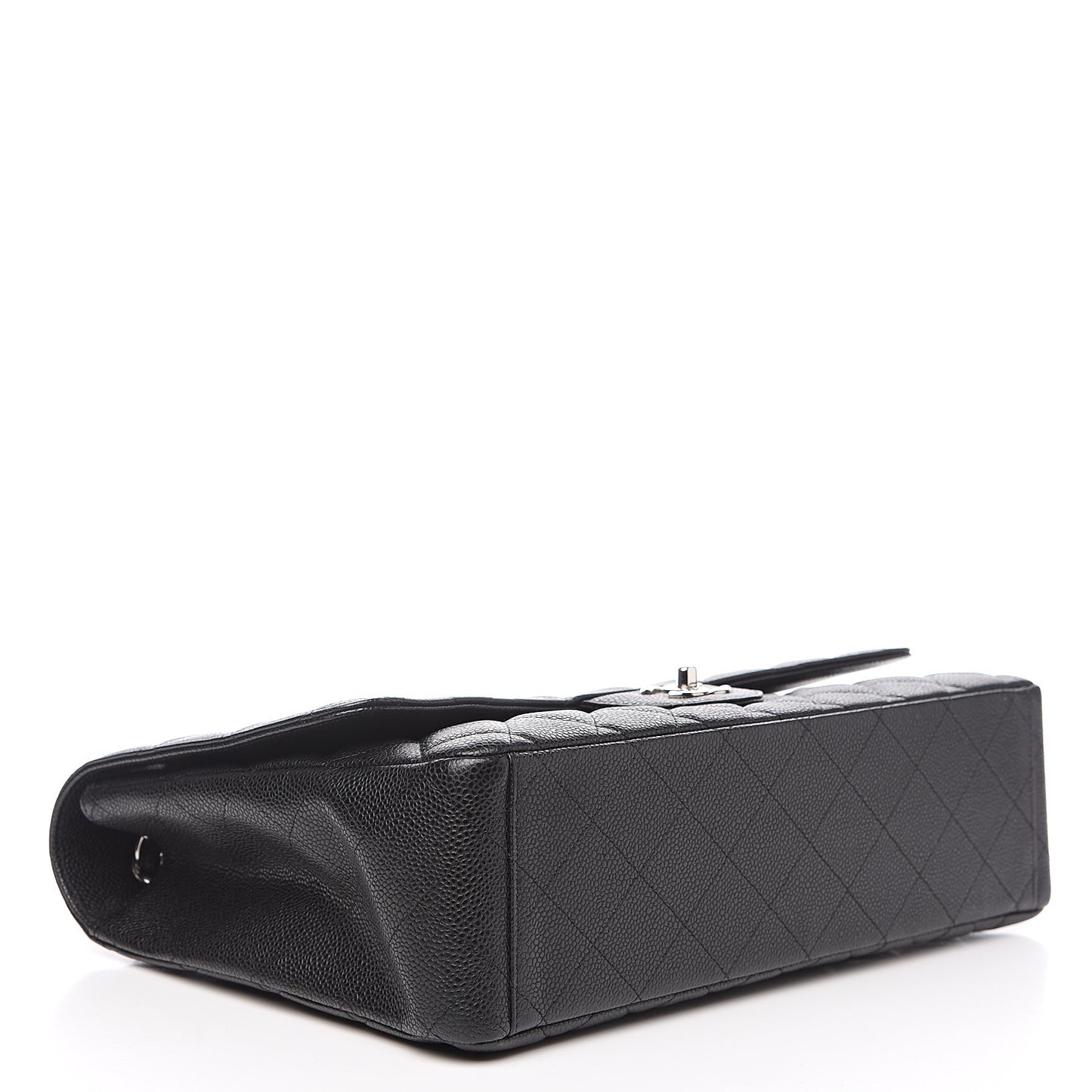 Caviar Quilted Maxi Single Flap Black