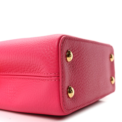 Louis Vuitton Taurillon Flower Chain Capucines Mini  Rose Pondicherry 8 of 9