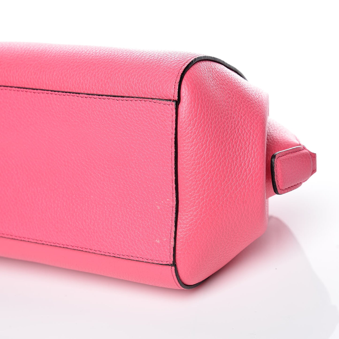Textured Calfskin Incognito Doctor Pouch Pink