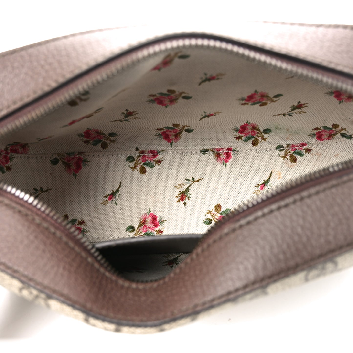 GG Supreme Monogram Web Neo Vintage Shoulder Bag Beige New Acero Crop